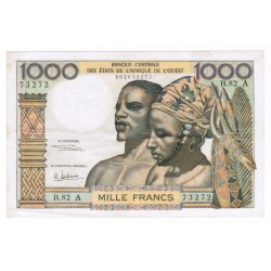 WEST AFRICAN STATES - IE HOW - PICK 103 A f  - 1.000 FRANCS