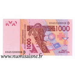 WEST AFRICAN STATES - PICK 415 Da  - 1.000 FRANCS 2003 - B C E A O