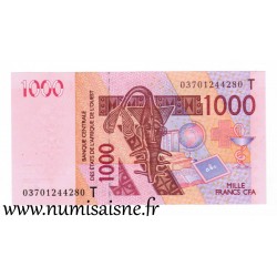 WEST AFRICAN STATES - PICK 815 Ta  - 1.000 FRANCS 2003 - B C E A O