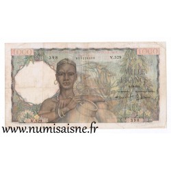 FRENCH WEST AFRICA - PICK 42 - 1.000 FRANCS - 05/10/1955