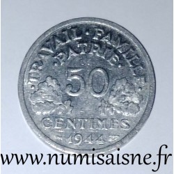 FRANCE - KM 914 - 50 CENTIMES 1944 C - Castelsarrasin - TYPE BAZOR