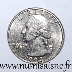 UNITED STATES - KM A 164a - 1/4 DOLLAR 1993 P - Philadelphia