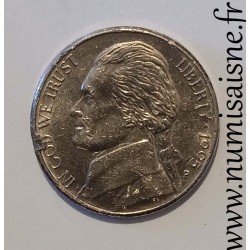 UNITED STATES - KM 192 - 5 CENTS 1995 P - Philadelphia - THOMAS JEFFERSON