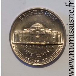 ETATS UNIS - KM 192 - 5 CENTS 1989 D - Denver - THOMAS JEFFERSON