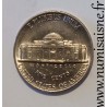 ETATS UNIS - KM 192 - 5 CENTS 1989 D - Denver - THOMAS JEFFERSON