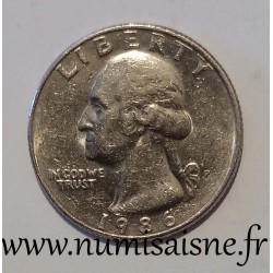 ETATS UNIS - KM A 164a - 1/4 DOLLAR 1986 P - Philadelphie