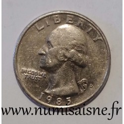 ETATS UNIS - KM A 164a - 1/4 DOLLAR 1985 D - Denver