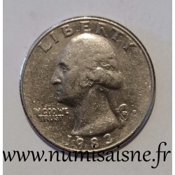 ETATS UNIS - KM A 164a - 1/4 DOLLAR 1983 D - Denver