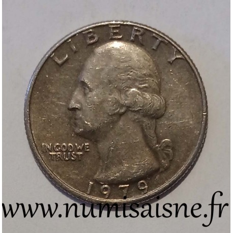 ETATS UNIS - KM A 164 a - 1/4 DOLLAR 1979 - Philadelphie - GEORGE WASHINGTON