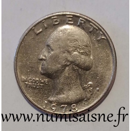 ETATS UNIS - KM A 164 a - 1/4 DOLLAR 1978 D - Denver - GEORGE WASHINGTON