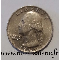 UNITED STATES - KM A 164 a - 1/4 DOLLAR 1978 - Philadelphia - GEORGE WASHINGTON