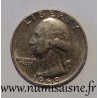 ETATS UNIS - KM 164 a - 1/4 DOLLAR 1969 - Philadelphie - GEORGE WASHINGTON