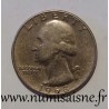 ETATS UNIS - KM 164 a - 1/4 DOLLAR 1968 D - Denver - GEORGE WASHINGTON