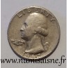 ETATS UNIS - KM 164 a - 1/4 DOLLAR 1967 - Philadelphie - GEORGE WASHINGTON