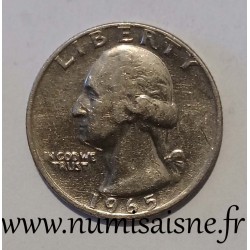 VEREINIGTE STAATEN - KM A 164 a - 1/4 DOLLAR 1965 - Philadelphia - GEORGE WASHINGTON