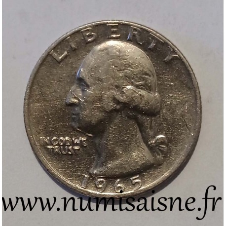 UNITED STATES - KM A 164 a - 1/4 DOLLAR 1965 - Philadelphia - GEORGE WASHINGTON