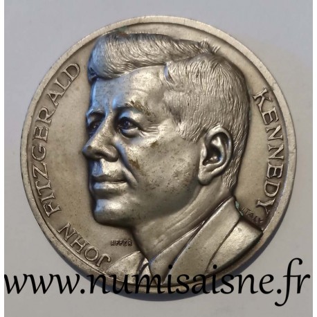 ÉTATS UNIS - MÉDAILLE - PRÉSIDENT JOHN FITZGERALD KENNEDY -  Discours inaugural du 20 janvier 1961