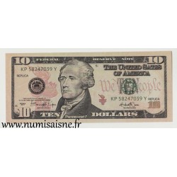 ÉTATS-UNIS - 10 DOLLAR 2017 - Alexander Hamilton - Réplique pour le cinéma