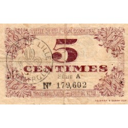 County 59 - LILLE - 5 CENTIMES - 31/10/1917