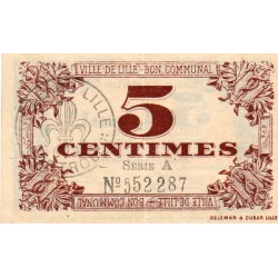 County 59 - LILLE - 5 CENTIMES - 31/10/1917