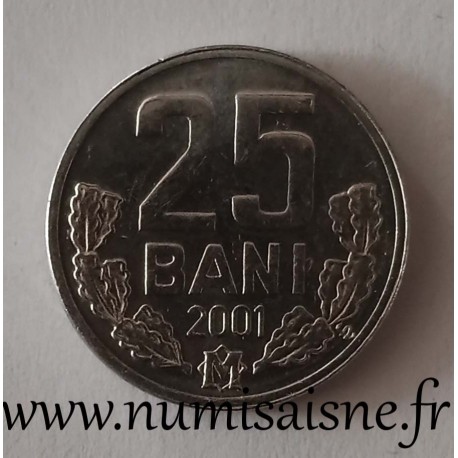 MOLDAVIE - KM 3 - 25 BANI 2001