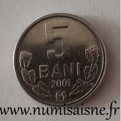 MOLDOVA - KM 2 - 5 BANI 2001