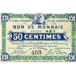 59 - ROUBAIX - 50 CENTIMES - NON DATÉ