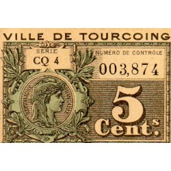 59 - TOURCOING - 5 CENTIMES - NON DATÉ