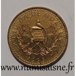 GUATEMALA - KM 284 - 1 QUETZAL 1999 - Stilisierte Taube - Ende des Bürgerkriegs von 1996