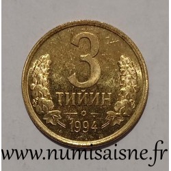 USBEKISTAN - KM 2.2 - 3 TIYIN 1994 - Wappen