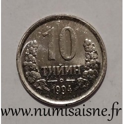 USBEKISTAN - KM 4.1 - 10 TIYIN 1994 - Wappen