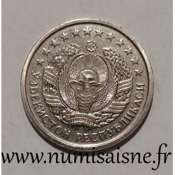 OUZBÉKISTAN - KM 5.1 - 20 TIYIN 1994 - Armoiries