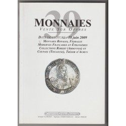 MONNAIES 39 - Catalogue de vente 2009 dont le trésor d'Achun - Occasion