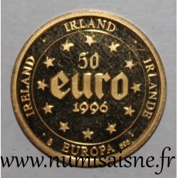 MEDAILLE - COLLECTION EUROPA - 50 EURO 1996 - IRLANDE - La cathédrale de Dublin