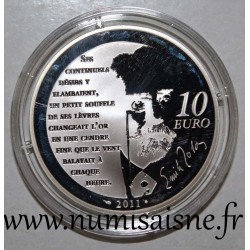 FRANCE - KM 1829 - 10 EURO 2011 - NANA D'EMILE ZOLA