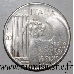 ITALIE - X 2 - 20 LIRE 1943 - MUSSOLINI - FAUX