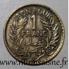 TUNESIEN - KM 247 - 1 FRANC 1945 - AH 1364