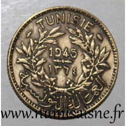 TUNISIA - KM 247 - 1 FRANC 1945 - AH 1364