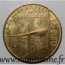 FRANKREICH - Komitat 12 - MILLAU - EURO DER STÄDTE - 1 EURO 1997 - Glockenturm und Viadukt