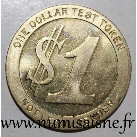 VEREINIGTE STAATEN - MEDAILLE - 1 DOLLAR TEST TOKEN - OSBORNE COINAGE CO.