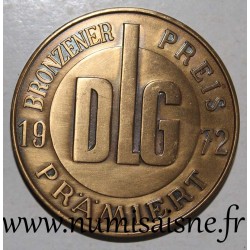 ALLEMAGNE - MÉDAILLE - SOCIÉTÉ AGRICOLE - 1972