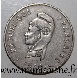 AFARS ET ISSAS - KM 19 - 100 FRANCS 1970