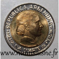 ARGENTINIEN - KM 122 - 1 PESO 1997 - 50 Jahre Frauenwahlrecht