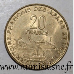 AFARS AND ISSAS - KM 15 - 20 FRANCS 1975