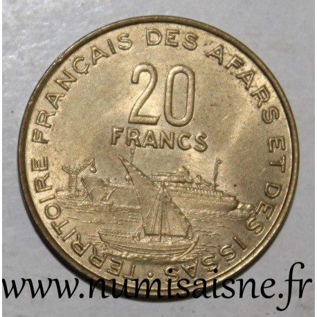 AFARS ET ISSAS - KM 15 - 20 FRANCS 1975