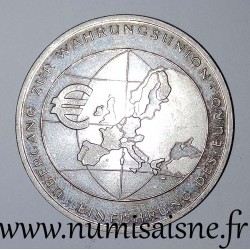 GERMANY - KM  215 - 10 EURO 2002 F - Stuttgart - Introduction of the euro