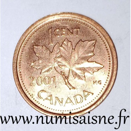 KANADA - KM 289 - 1 CENT 2001