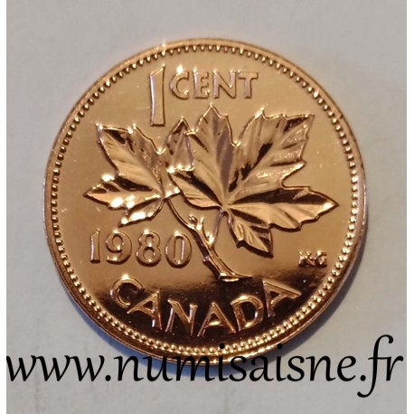 CANADA - KM 127 - 1 CENT 1980