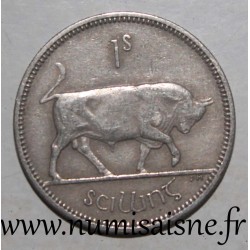 IRELAND - KM 14a - 1 SHILLING 1964 - Bull