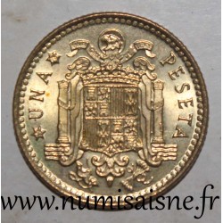 SPANIEN - KM 806 - 1 PESETA 1975 - 78 Im Stern